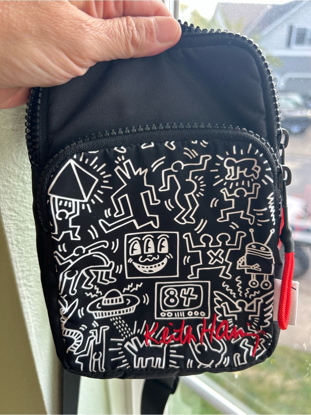 Rare H&M Keith Haring purse sling bag